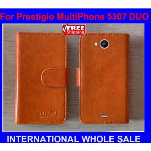 Newest Hot! 2016 Prestigio 5307 DUO Case Flip Leather Exclusive Case 100% Special Case For Prestigio MultiPhone 5307 DUO