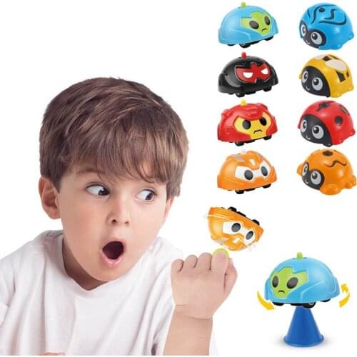 New Strange Insects and Mecha Gyro Friction Car Childrens Educational Toys Halloween Christmas Birthday New Year Gift