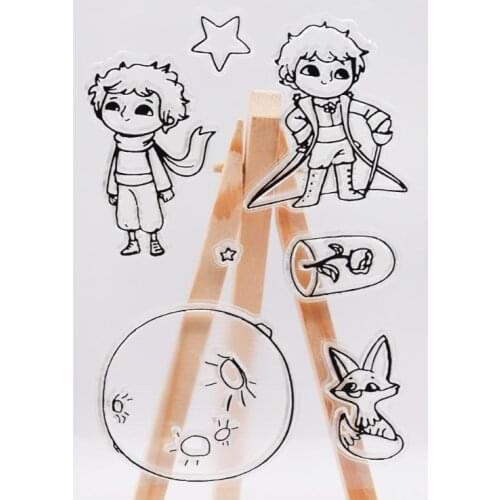Prince Planet Cartoon Silicone Seal Stamp DIY Scrapbooking Photo Album Decor