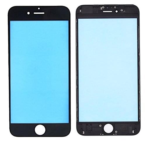 Front Glass for iPhone 6 6s plus 7 Plus Display Touchscreen incl. Pre-Installed Bezel Frame + Earpiece Mesh Replacement
