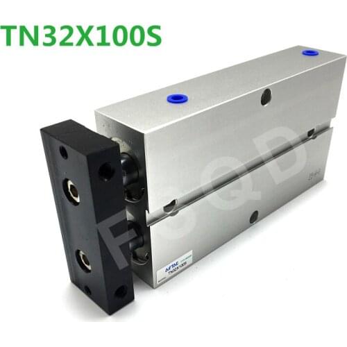 TN32X60S TN32X80S TN32X100S TN32X120S AIRTAC Pneumatic components passenger double rod cylinder TN32 TN series