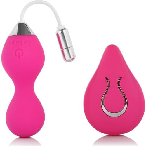 USB Charged Kegel Balls Vagina Tight Exercise 10 Speed Remote Control Wireless Vibrating Vaginal Ball Love Vibrator Egg Sex Toys