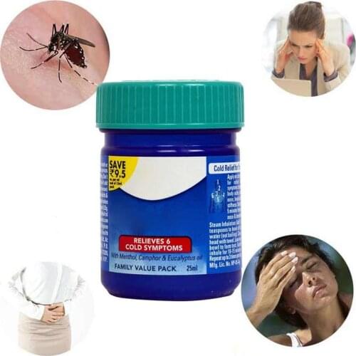 Headache Relief Menthol Tiger Essential Balm Oil Cold Steam Rub Congestion Eucalyptus Anti Mosquito Headache Awake Brain Hot