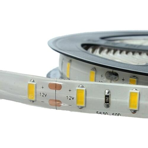 5730 SMD LED Strip,12V Waterproof 60LED/m 5m/lot,New LED Chip 5730 Bright Than 5050,Cold White/Warm White