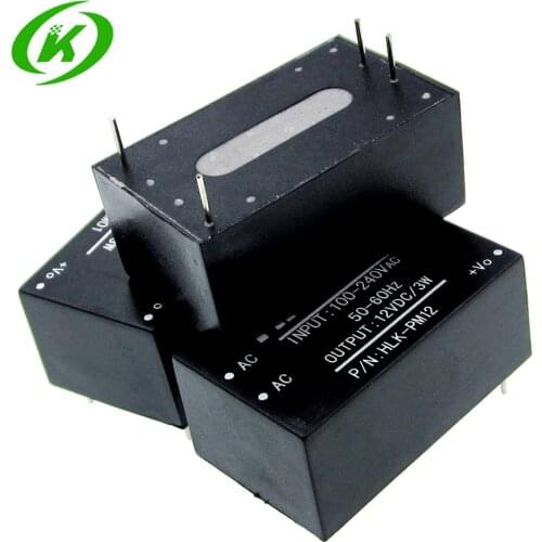 HLK-PM12 AC-DC 220V to 12V Buck Step Down Power Supply Module Converter Intelligent Household Switch HLK-PM12 UL/CE