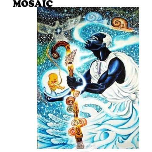 Yoruba religion,5D DIY diamond Painting low price Cross Stitch diamond embroidery mosaic diamonds,wall stickers B80