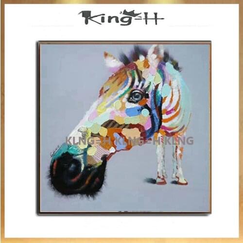 Animal brown horse canvas Painting oil paintings horse picture wall art home decoration modern paintings for living room wall