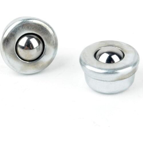 10pcs/set Conveyor Roller Wheels CY-8H 8mm Transfer Ball Bearing Sliver Metal Unit For Delivery System Hardware