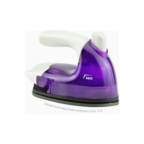 110-220V 20W super mini travel portable electric iron for business travel spray water type Non-stick coating soleplate