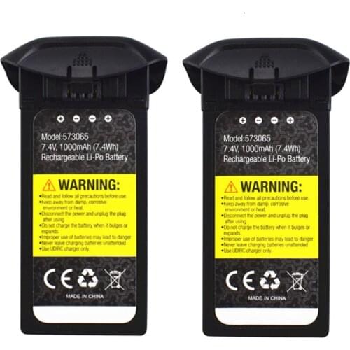 2PCS/Lot 7.4V 1000mAh battery for D58 U88 rc quadcopter accessories remote control drone Parts battery