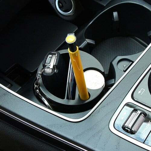 Car coin storage box card cigarette for Peugeot 206 207 208 301 307 308 407 2008 3008 4008