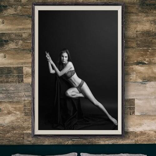 E388 Anna Kudinova Sexy Model Movie Star Wall Silk Cloth Poster Art Home Decoration Gift