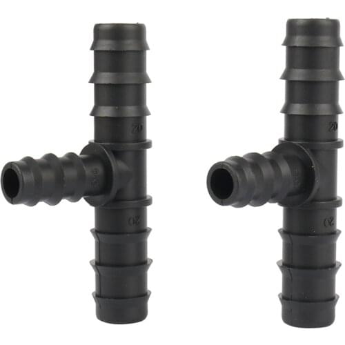 Pipe Fitting Reducer Coupler Connector Adapter garden lawn watering irrigation 20mm to 16mm reduced diameter barb tee 5 Pcs