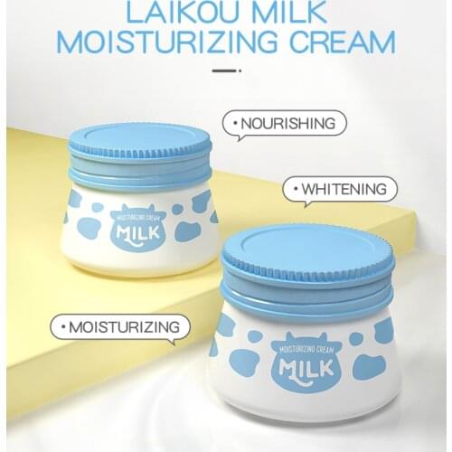LAIKOU 55g Milk Cream Whitening Anti-Aging Anti Wrinkle Moisturizing Nourish Skin Face Creams Beauty Skin Face Care TSLM2