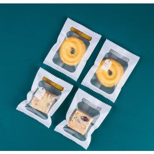 300pcs Nougat Biscuit Cookie Candy Chocolate Baking Machine Sealed Plastic Packaging Bags Supplies Event & Party