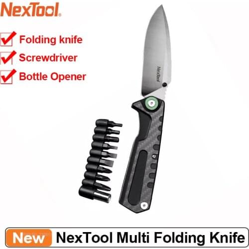 NexTool Multifunctional Folding Knife Portable Screwdriver Bottle Opener Tools with Storage Box Portable Folding Knife