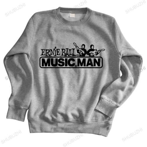 Homme cotton sweatshirt fashion hoodies Stores Mens Ernie Ball Musicman Music World brand winter hoodie