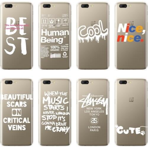 Cool Quotes White Phone Case Silicone For OnePlus 3 3T 5 5T 6 6T 7 7 Pro Soft Back Cover For One Plus 3 3T 5 5T 6 6T 7 7 Pro