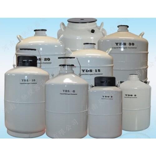 10/15/20/30L Liquid Nitrogen Container Molecular Cream Cans Biological Containers for Cryogenic Dewar Storage Tank