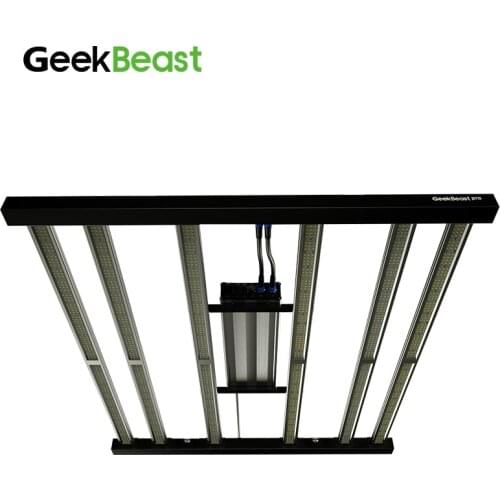 Wholesales Price Geekbeast pro Samsung LM301b/h 630W led grow light bar 3000K/3500K mix 660nm UV IR full spectrum even Par Map