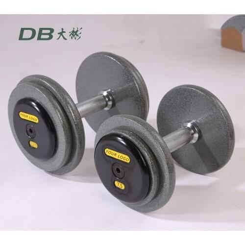 Wholesale Cast Iron Lacquer Gym Dumbbell Plating Dumbbells