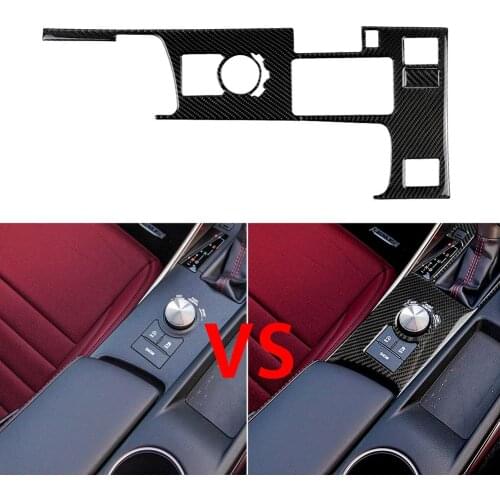For Lexus IS250 Gear Panel A/B RRX-Lexus-001/RRX-Lexus-002 LHD Carbon Fiber Car Interior Gear Shift Box Panel Cover Trim