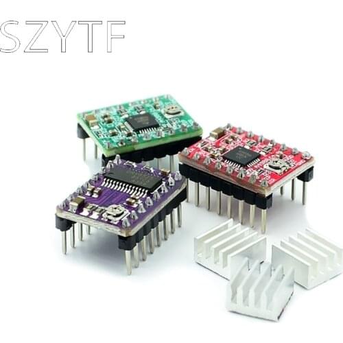 Reprap Stepper Driver stepper motor driver Red Green A4988 / DRV8825