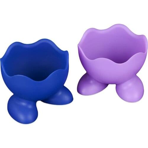 Silicone Egg Cup Holder Soft Boiled Eggs Holder Food Grade Boiler Holder Egg Poacher Egg Eggcup Breakfast Tools Kitchen Gadgets