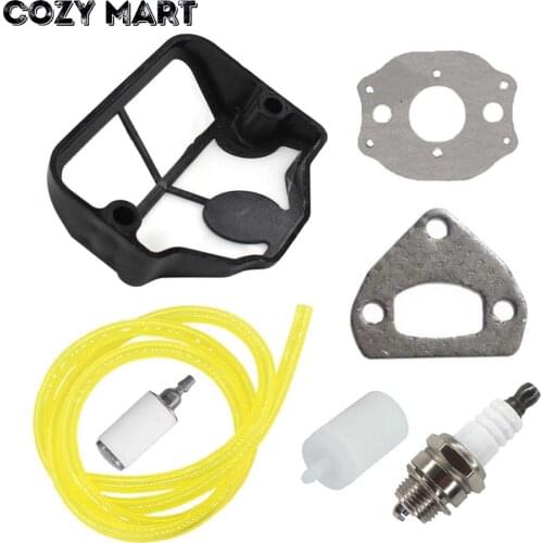 Air Filter Fuel Hose Spark Plug Kit For HUS 36 41 136 137 141 142 136LE 141LE 142e 137e Chainsaw Parts 530029811