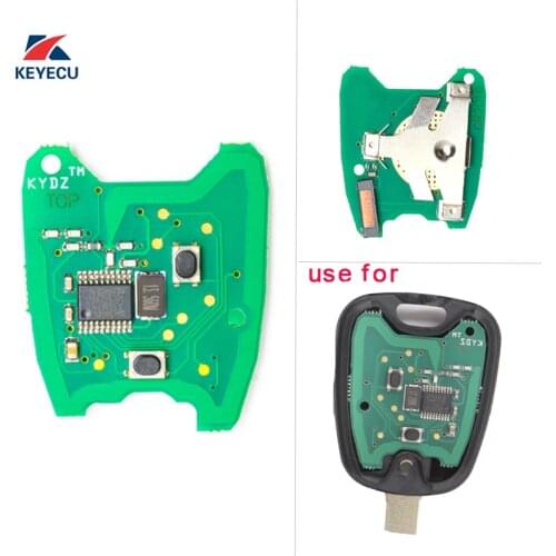 KEYECU Replacement KYDZ Remote Key PCB Circuit Board 433MHz PCF7961 for Peugeot 307, Citroen 73373067c