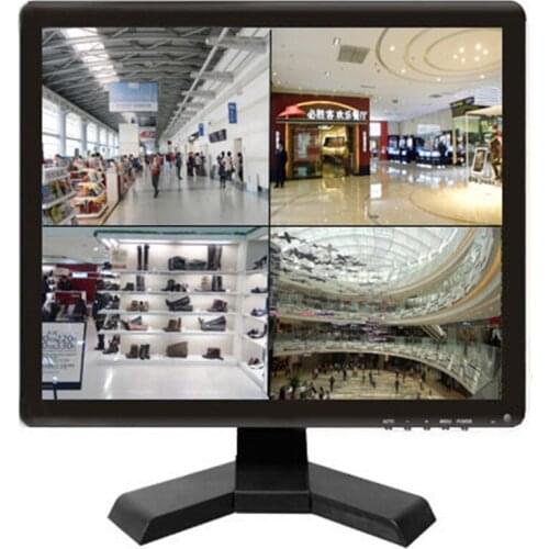 15 inch high-definition LCD computer monitor Bnc1 bnc2 bnc3 bnc4 four image segmentation can be connected with four cameras
