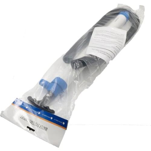 43.3 inch 1100mm Manual Piston Hand Bilge Diesel Water Transfer Pump Hose Kit for Kayaks, Canoes and Boats (White)