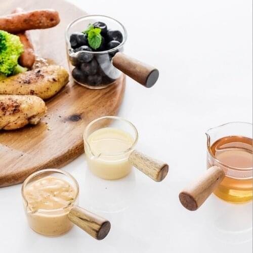 Seasoning dish Japanese glass sauce and vinegar dish dipping, snack dish tableware coffee Mini milk cup