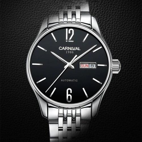 Auto date Mens Watches Switzerland Brand Luxury Automatic Mechanical Watch Men Full Steel Business Waterproof Watch Relogio