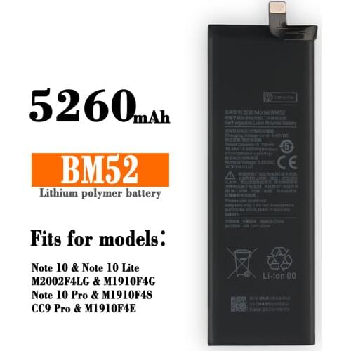 LONGHEHUI Xiaomi Mi Note 10 Lite Phone Batteries