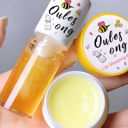 Propolis Honey Lip Oil Lip Mask Nourishing Anti-wrinkle Lip Care Anti-cracking Moisturizing Improves Wetness Lip Care TSLM1
