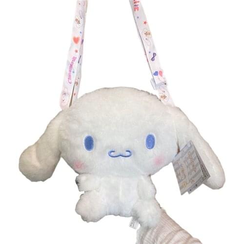 20Cm Fashion Anime Plush Toy Sanrio Kawaii Kuromi Cinnamoroll Cute Beauty Fluffy Travel Plush Backpacks Birthday Gift For Kids