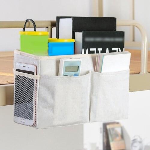NEW Multi-function Bedside Storage Hanging Bag Bed Table Basket Bedside Organizer Shelf Hanging Bag