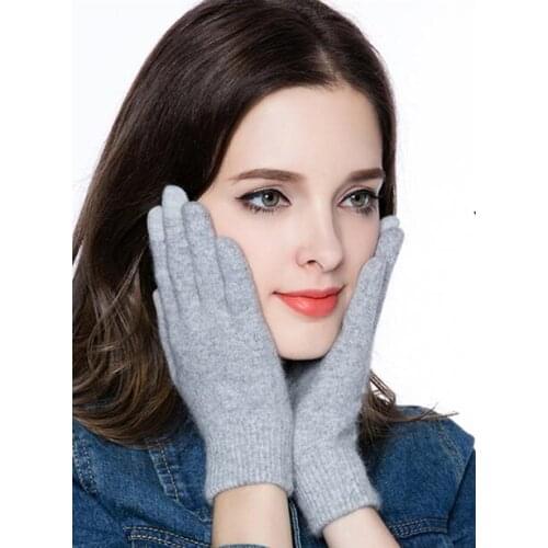 Gloves women Winter Mittens Touch screen