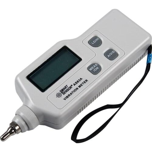 Smart Sensor AS63A acceleration / displacement / velocity Vibration analyzer vibrometer portable vibration meter