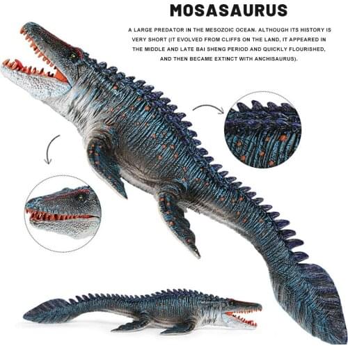 1Pcs Dinosaur Realistic Figures Lifelike Mosasaurus Dinosaur Model Toy Figures For Collector Decoration Party Favor Kid Toy Gift