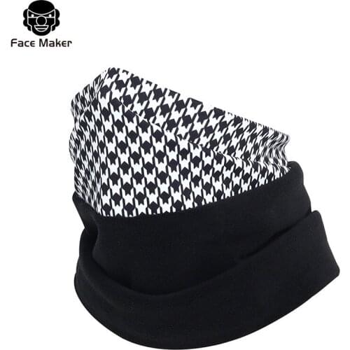 Warmer Bandana Tube Scarf Fleece Pipe Half Face Mask Sports Thermal Skiing Gaiter Hiking Cycling Snowboard Men Women