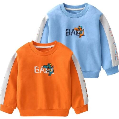 Spring and autumn new style boys' middle and small childrens spring and autumn sweater babys casual Pullover