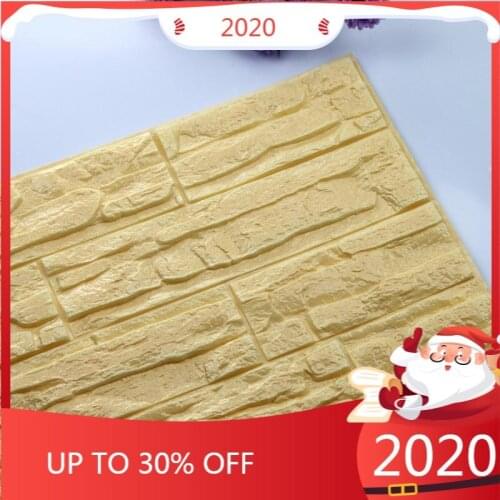 3D Wall Stickers Imitation Brick Bedroom Decor Waterproof Self-adhesive Wallpaper For Living Room Kitchen TV Backdrop Decor