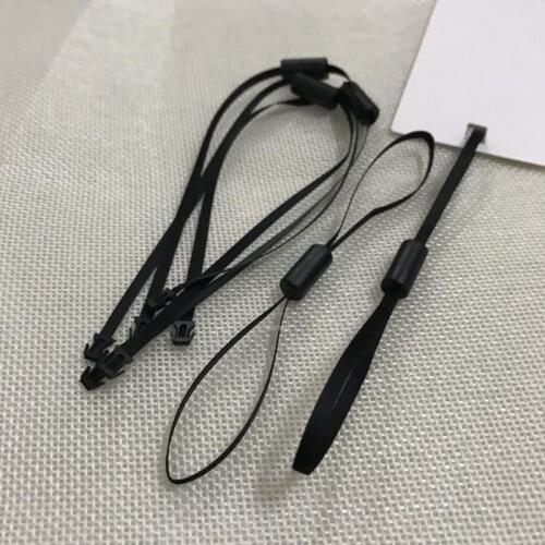 1000pcs High Quality Garment Tag Seal with 2 Locks Apparel String Hangtag Clothing Silk Ribbon Hang Tag For Bags Shoes