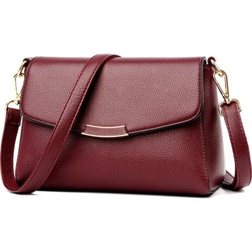 2021 Crossbody Bags for Women Leather Messenger Bags Sac A Main Women Leather Handbags Luxury Brand Flap Bag Female Shoulder Bag