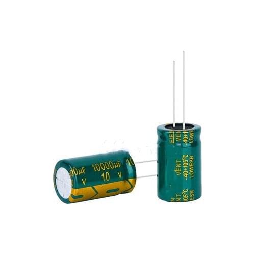 50pcs-2pcs 10000UF 10V Capacitor Aluminum Electrolytic 10V10000UF 16*25mm