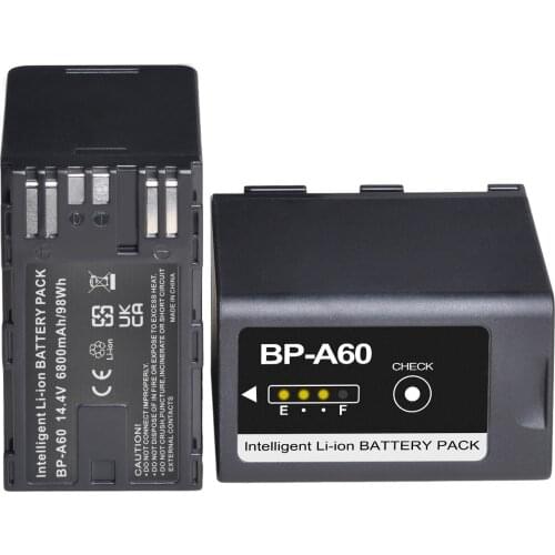 6800mAh BP-A60 BP A60 Battery for Canon EOS C200B, C220B, C200, C200 PL, C300 Mark II, XF705 CA-CP200L