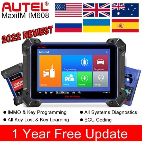Autel IM608 XP400 Key Programmer Car Diagnostic MaxiFlash ECU Programmer All Systems Diagnostic auto Batter Than launch x431 pro