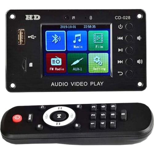 Bluetooth 5.0 MP3 Audio Decoder Music Player USB TF FM Radio DH Digital Decoding Module DIY Sound Home Speaker Amplifier